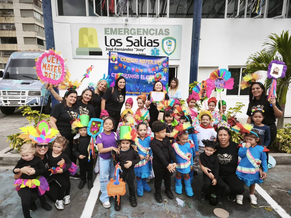 Ed. Inicial 3er lugar en «Carnavales Escolares Municipio Los Salias»