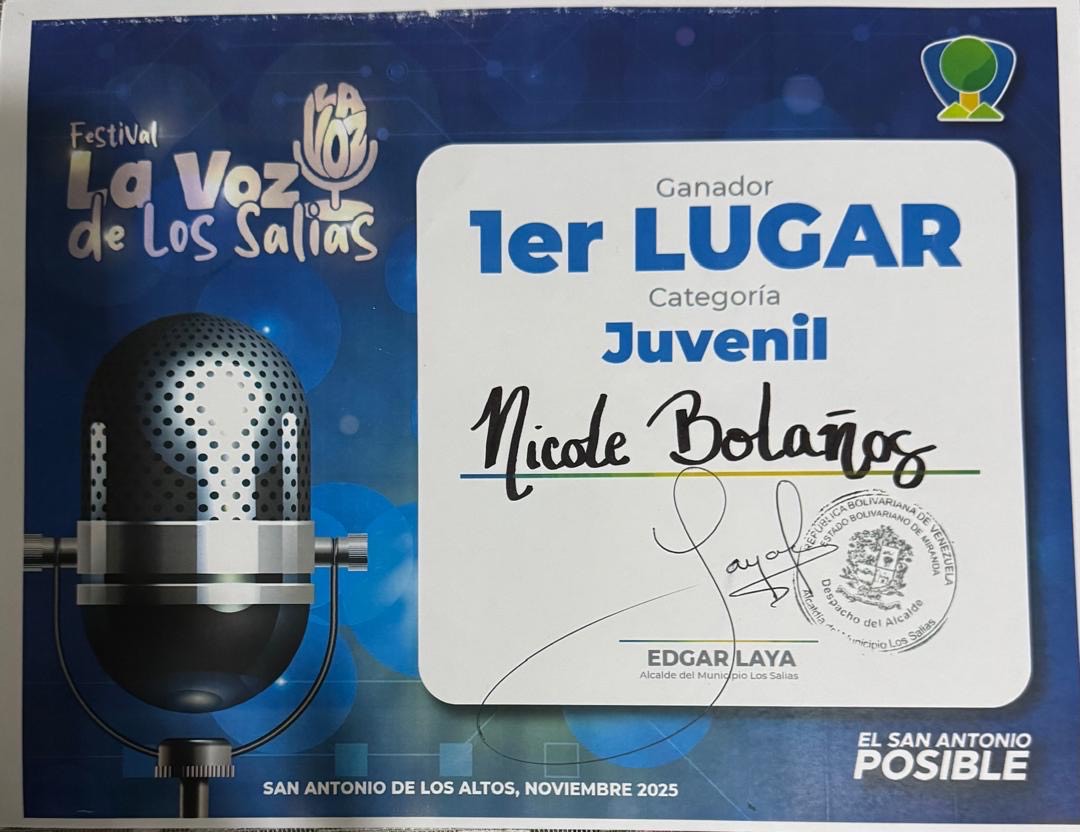 Nicole Bolaños es “La Voz de Los Salias”