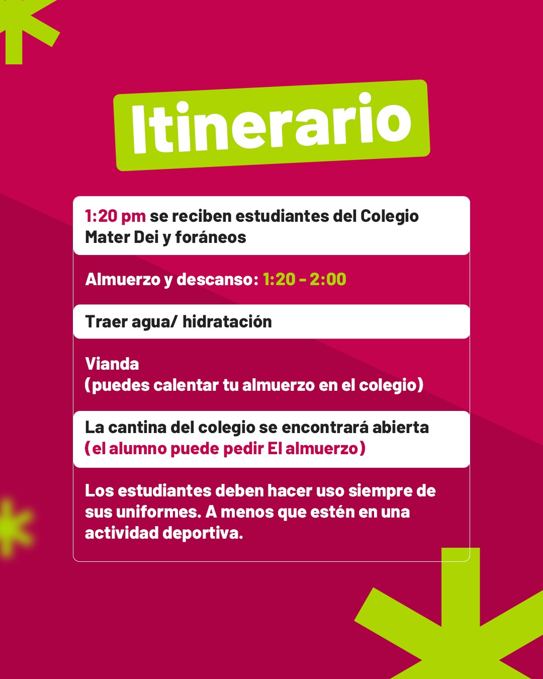 ¡Grandes noticias para toda nuestra Comunidad Educativa!